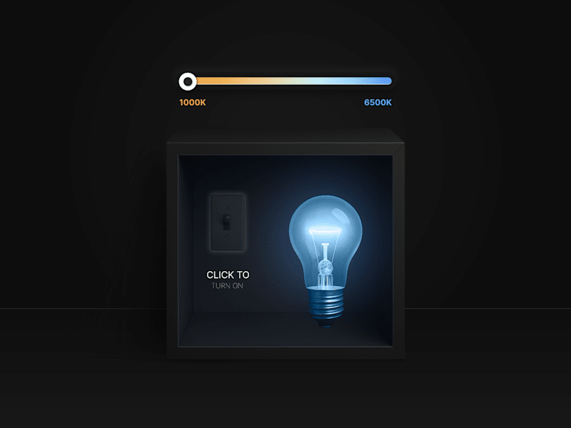 Cover image for Skeuomorphism Light Bulb Animation: On/Off Switch