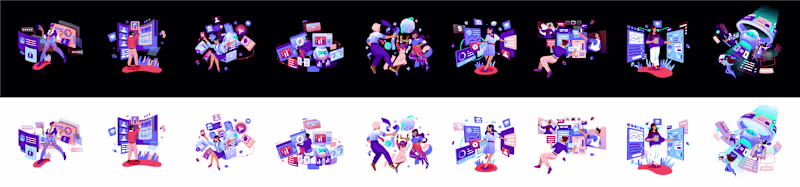 Cover image for Accountflow Financial Services Illustration Set