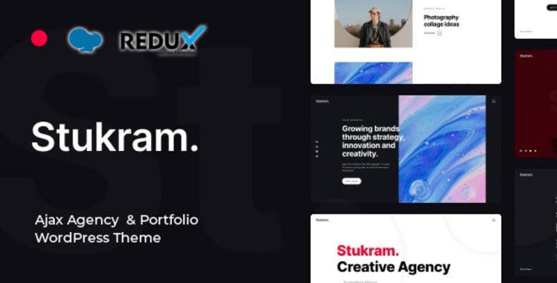 Cover image for Stukram - AJAX Agency & Portfolio WordPress Theme