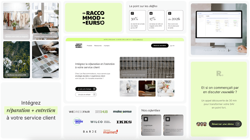 Cover image for Startup Website / Les Raccommodeurs