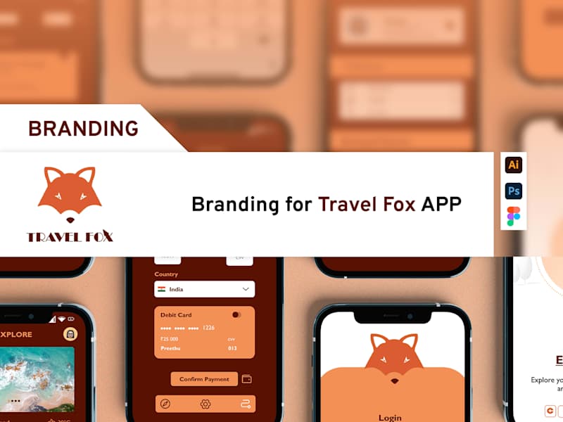 Cover image for TRAVEL FOX APP (UI UX) on Behance