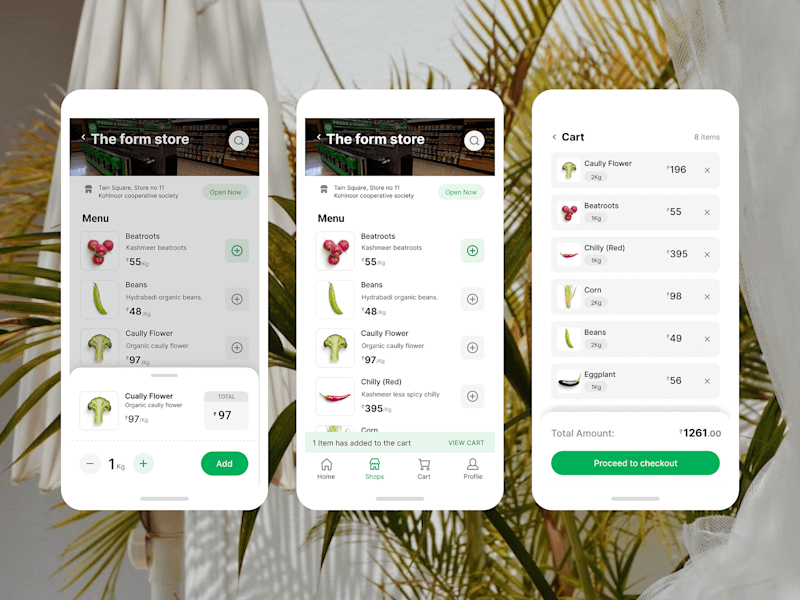 Cover image for Add to Cart Flow -Grocery Delivery App