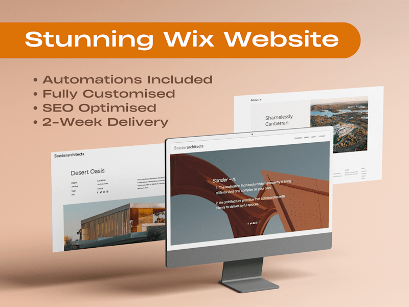 Cover image for Stunning Wix Website + Automations Included