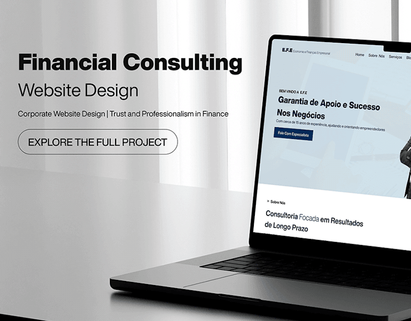 Cover image for Financial Consulting | Website Design & UX/UI :: Behance