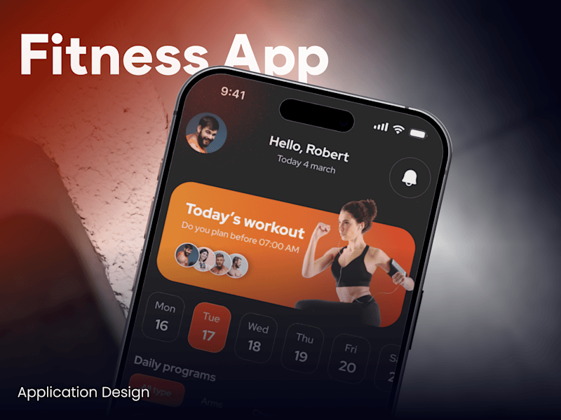 Cover image for Fitness App UI/UX Design🏋️
