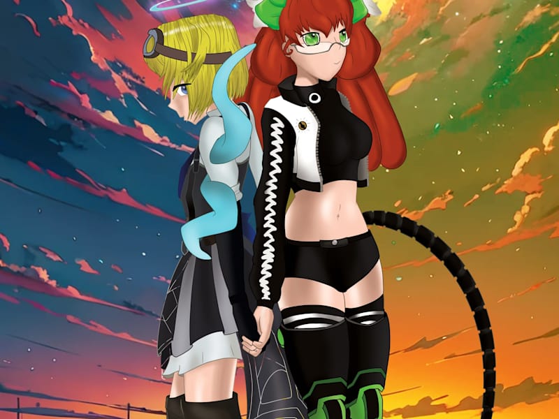 Cover image for 2d character design and illustration