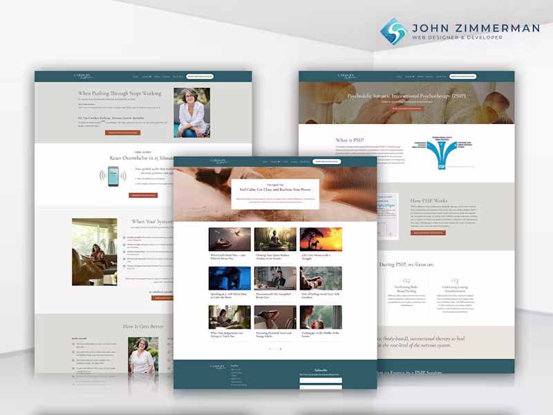 Cover image for Kajabi Website & Program Build for Carolyn Kubena