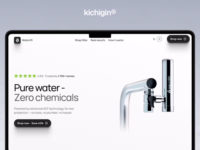 Cover image for Waterlift's Transition to Framer Commerce