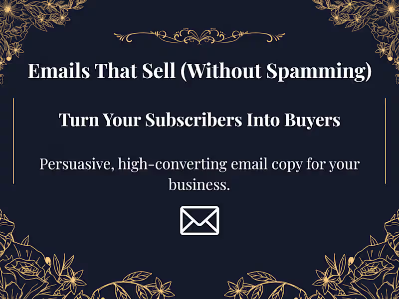 Cover image for Email Copywriting that Turns Cold Subscribers into Hot Buyers