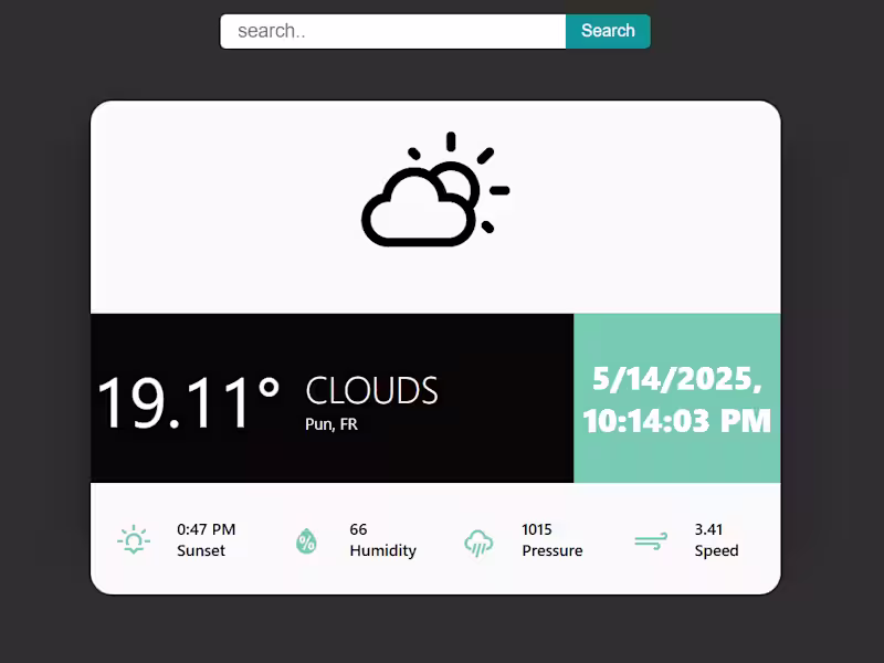 Cover image for Weather App