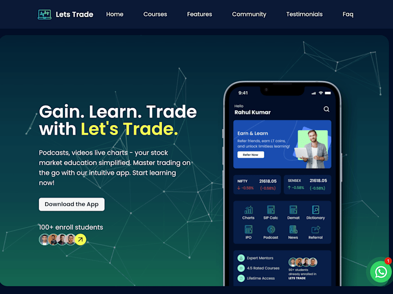 Cover image for Lets Trade App Development