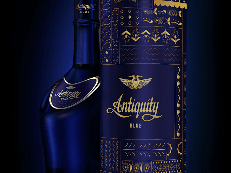 Cover image for Antiquity Blue Festive Packaging