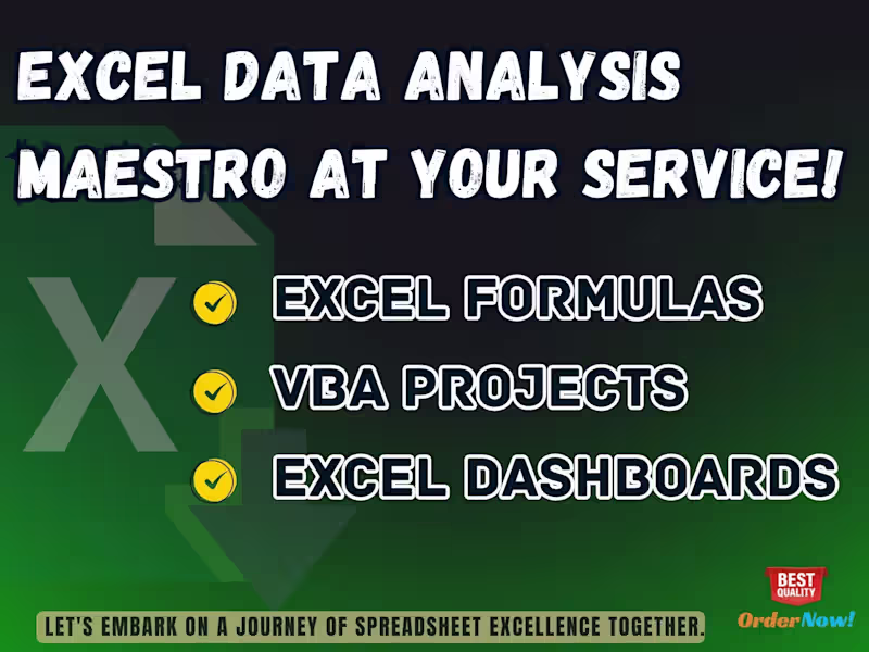 Cover image for Excel Data Analysis Maestro: VBA, Macros, Advanced Formulas