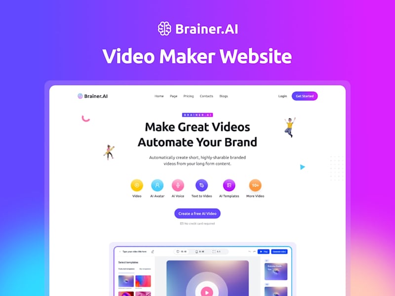 Cover image for Various AI Website Design 