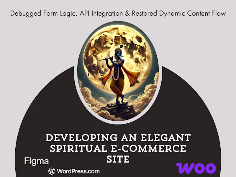 Cover image for Developing an Elegant Spiritual E-commerce Site