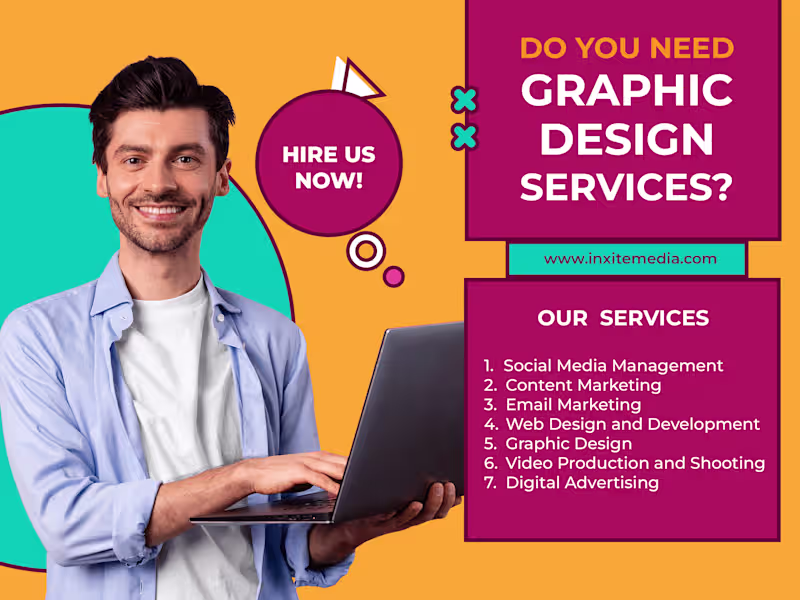 Cover image for i am creating atractive poster and banner