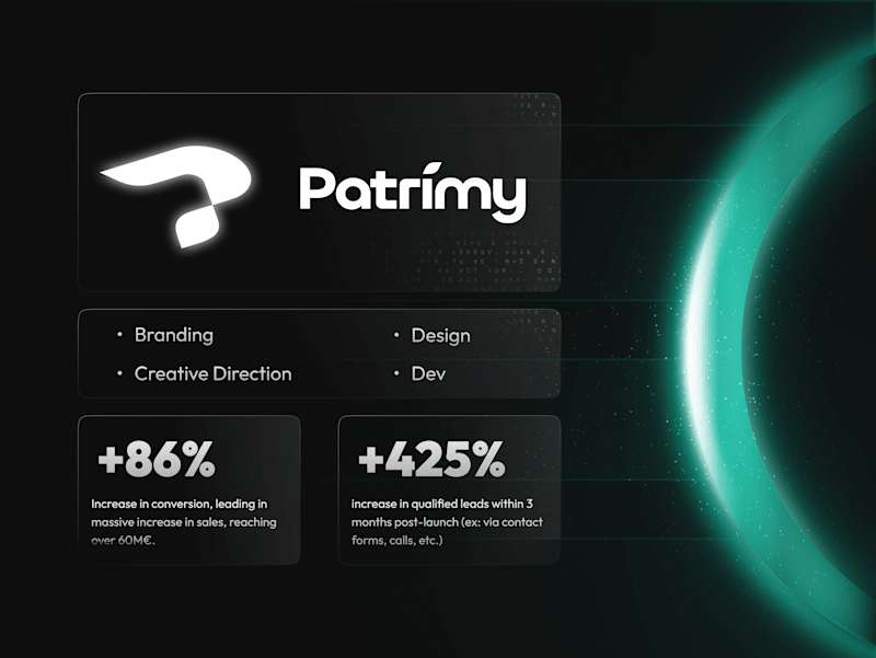 Cover image for Patrimy | Creative Direction & Website (Fintech)