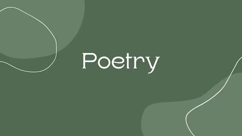 Cover image for Poetry Composition