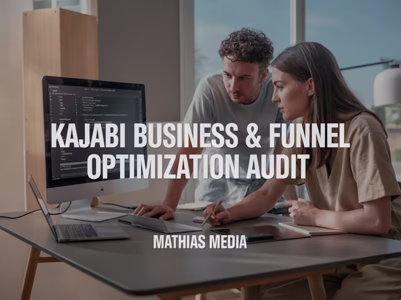 Cover image for Kajabi Business & Funnel Optimization Audit