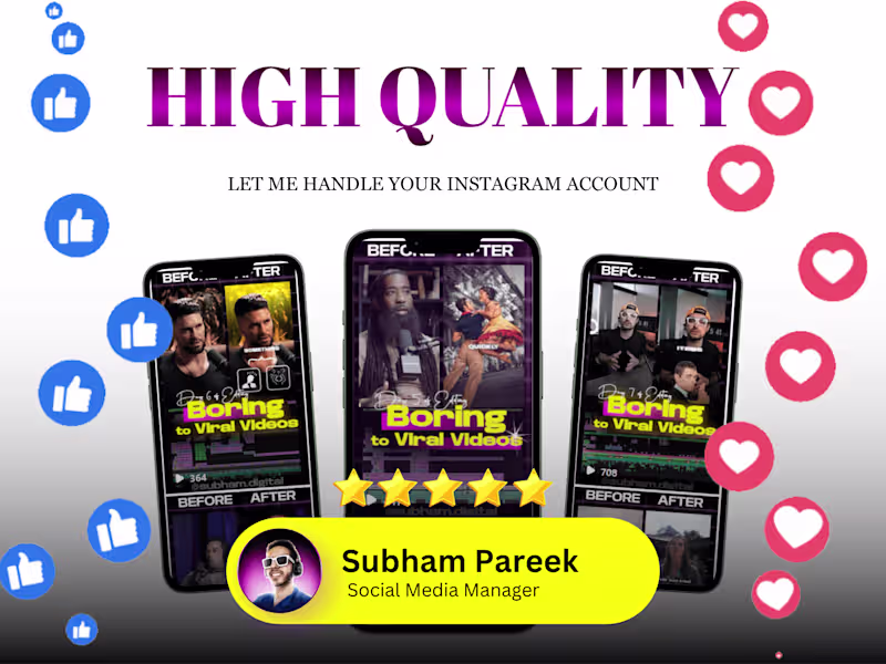 Cover image for Social Media Management: Instagram Accelerator