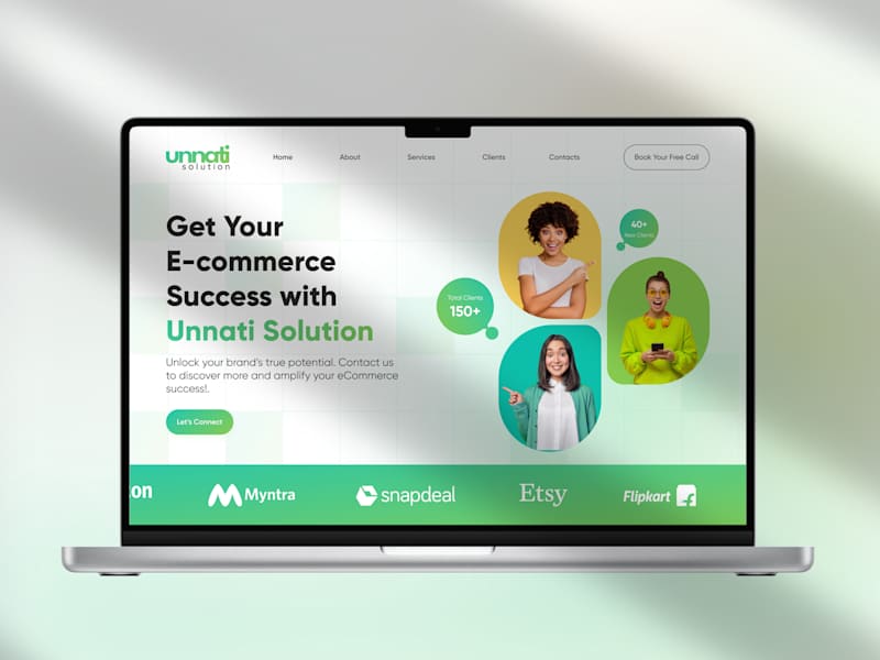 Cover image for Unnati Solution Website Design.