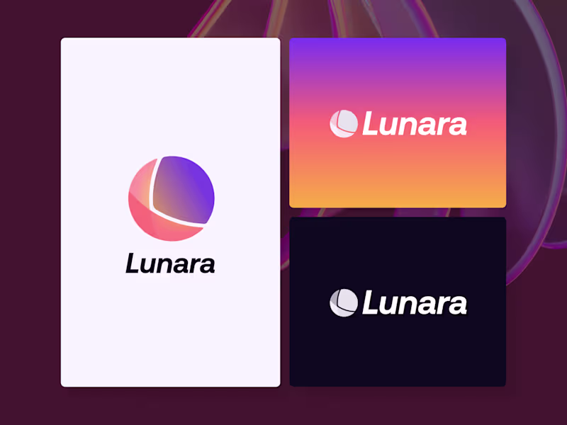 Cover image for 🌙 So excited to share this logo suite I designed for Lunara...