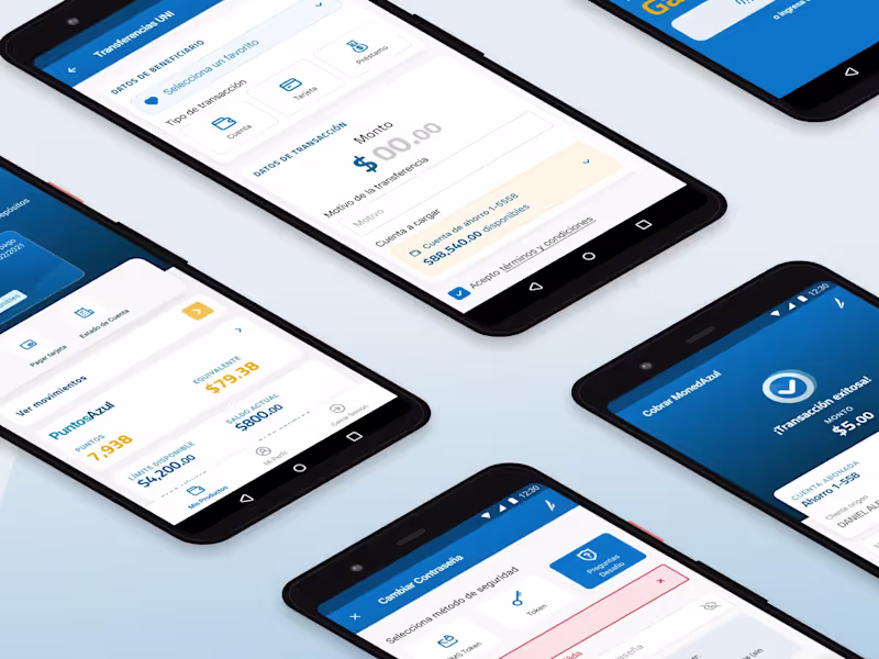 Cover image for Mobile App UI Redesign for a Bank