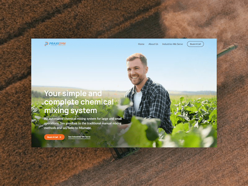 Cover image for Website for agriculture business