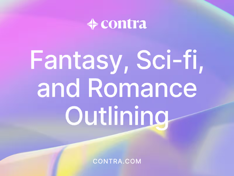Cover image for Fantasy, Sci-fi, and Romance Outlining