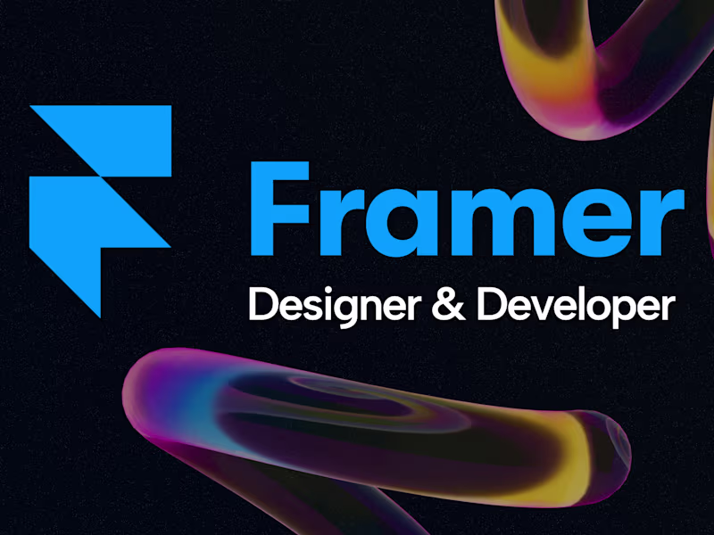 Cover image for Framer Designer & Developer