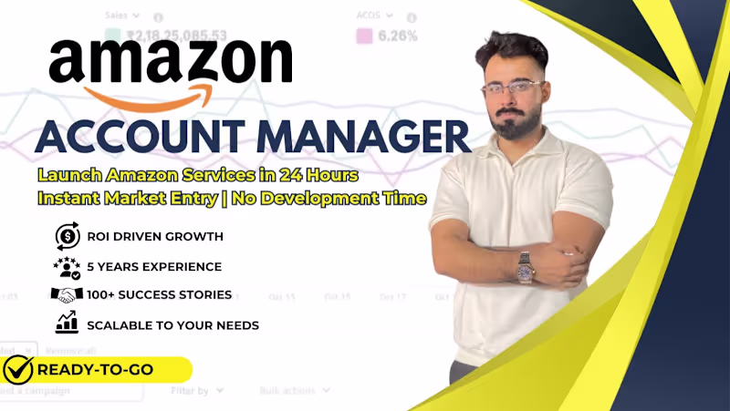 Cover image for I will be your Amazon FBA Brand Manager