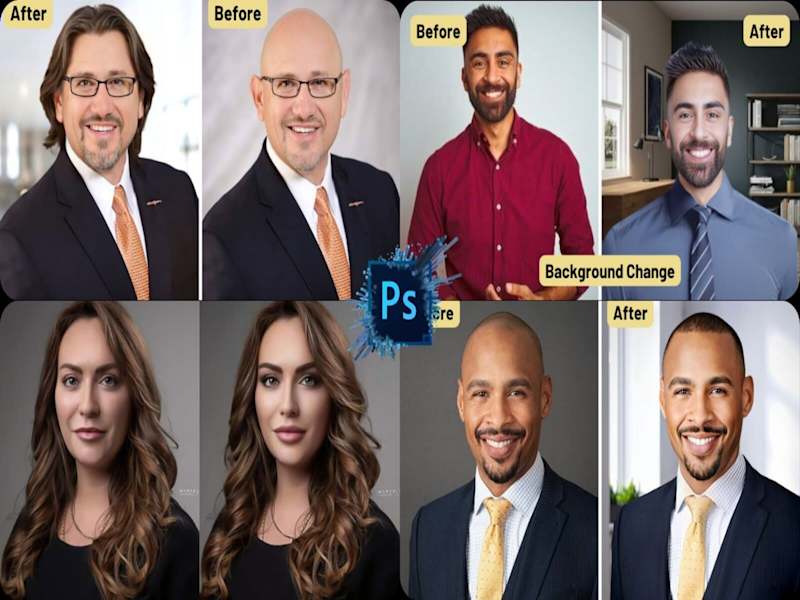 Cover image for Headshot retouching
