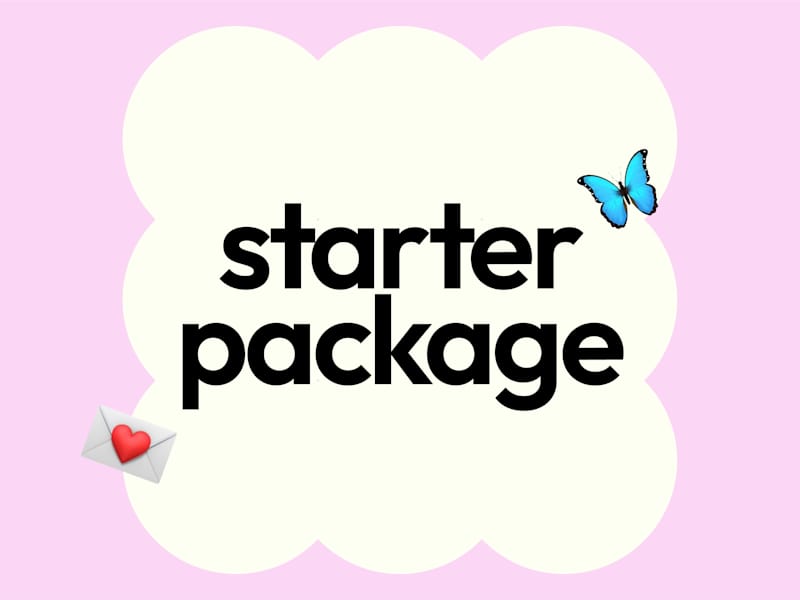 Cover image for starter brand design package