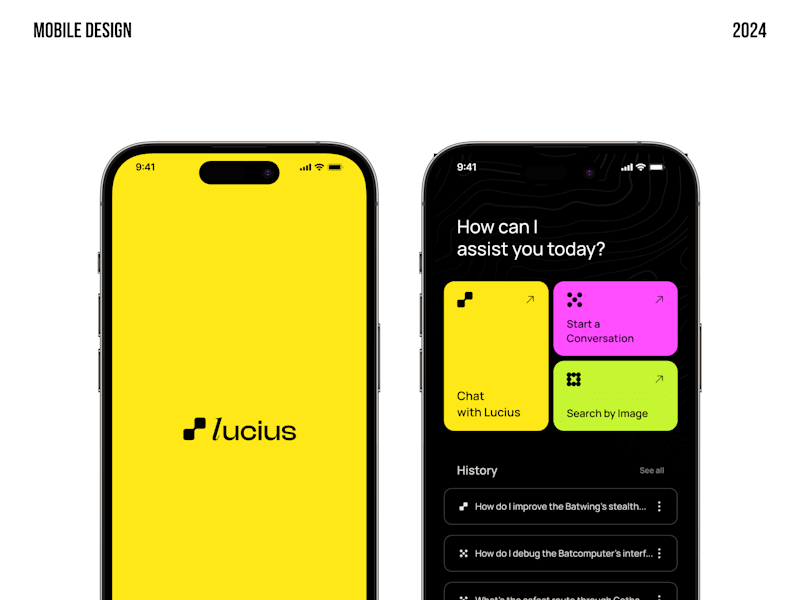 Cover image for Lucius, AI Chat UI—Concept Design