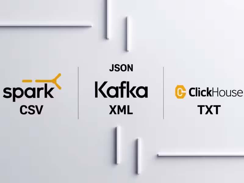 Cover image for Data processing:Spark,Kafka,ClickHouse.