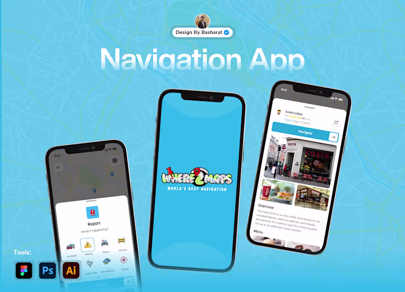 Cover image for Navigation App Ui