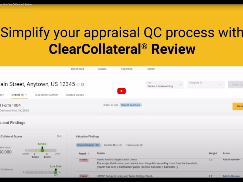 Cover image for Clear Collateral Review Platform