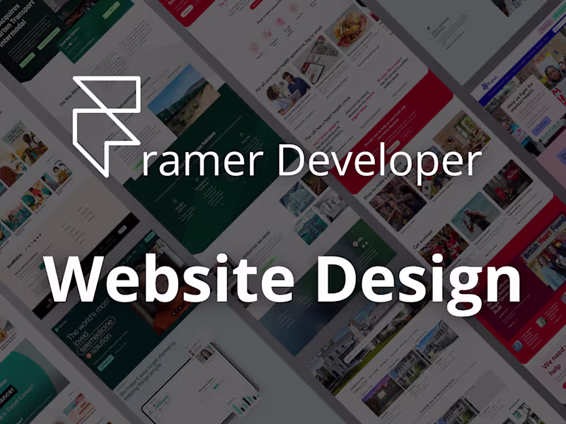 Cover image for Redesign Framer Website, Framer Website, Framer Developer