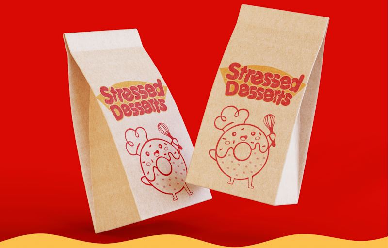 Cover image for Stressed Dessert | Logo Design