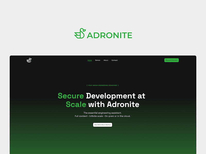 Cover image for Adronite Website Redesign and Framer Development