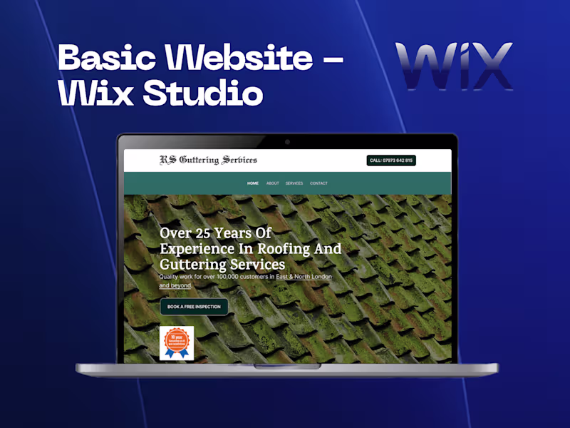 Cover image for Basic Website – Wix Studio