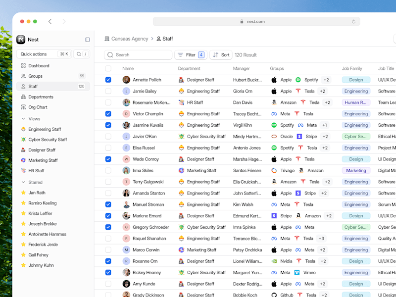 Cover image for Nest - HR ⏐ Dashboard