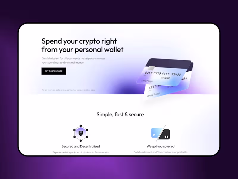 Cover image for Framer Landing Page Development🖥️🔮