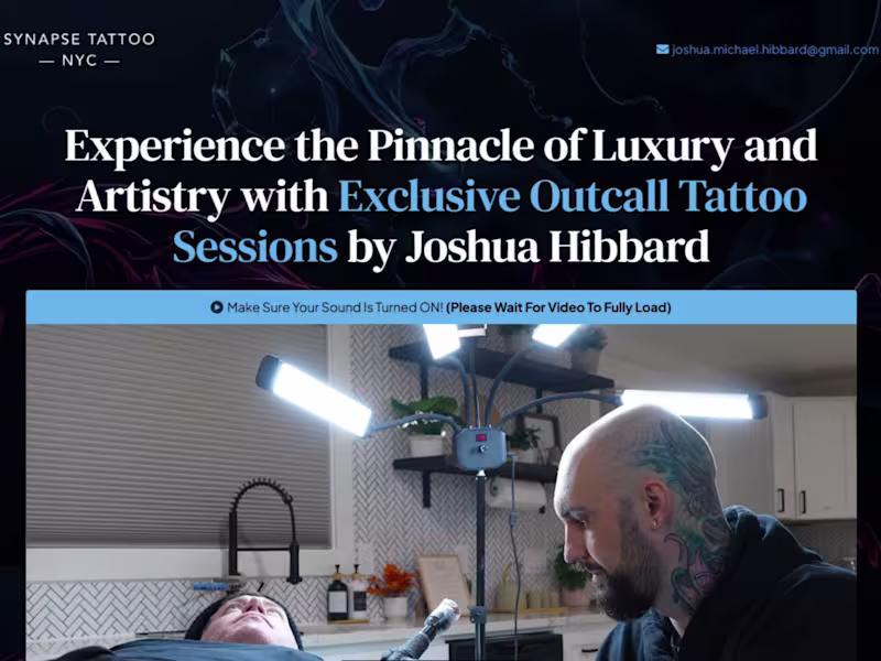 Cover image for Funnel Design For A Tatoo Artist