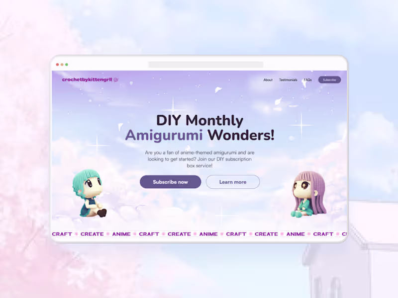 Cover image for A website design to scale your business