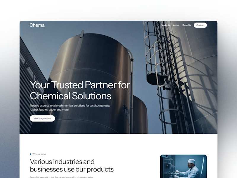 Cover image for Chema: One-Page Business Website Template