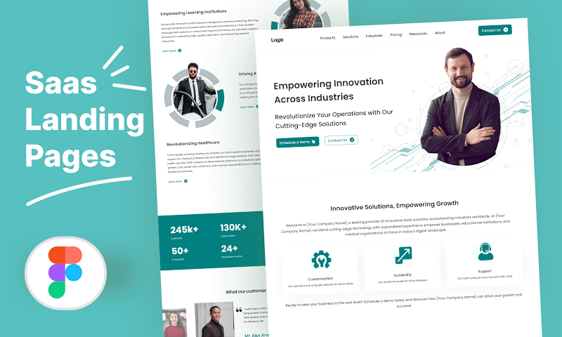 Cover image for SaaS Landing Page