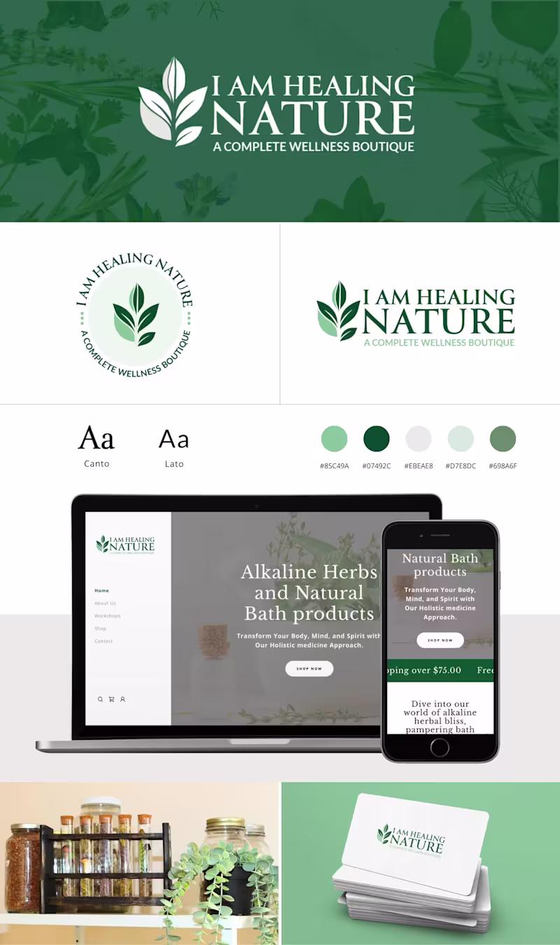 Cover image for I Am Healing Nature – A Wellness Boutique Reimagined