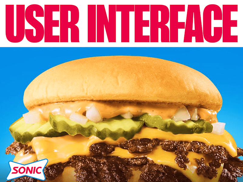 Cover image for UI/UX for Sonic Drive-In