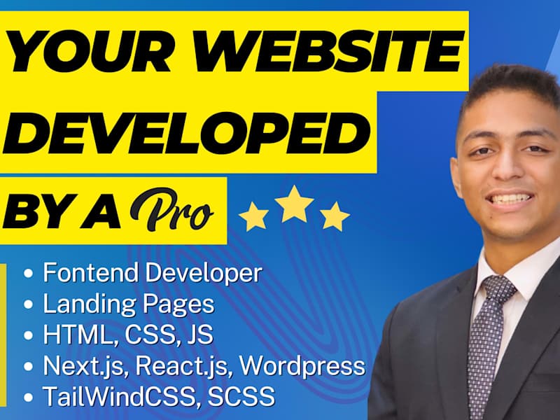 Cover image for 🚀 I will develop you a stunning modern website 🚀 
